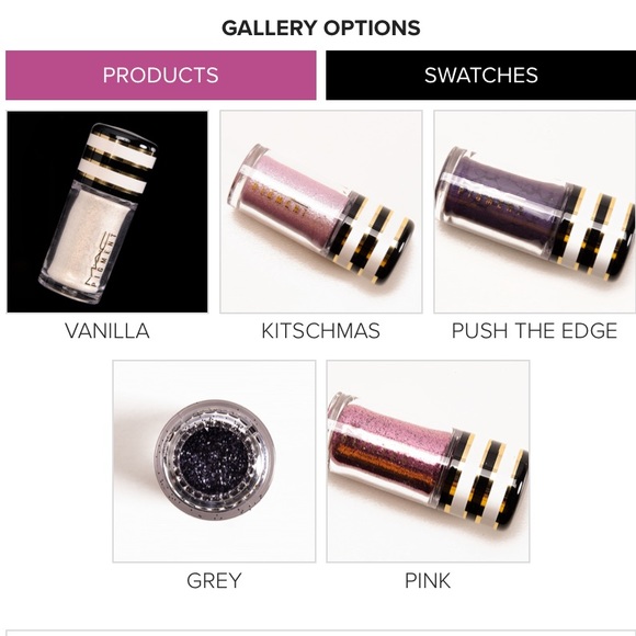 Nocturnals Silver & Violet Set MAC PIGMENT & GLITTER SET - Picture 11 of 17